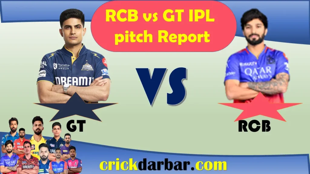 RCB vs GT IPL  pitch Report